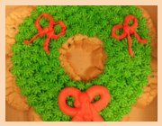 Seasonal - Giant Wreath Cookie